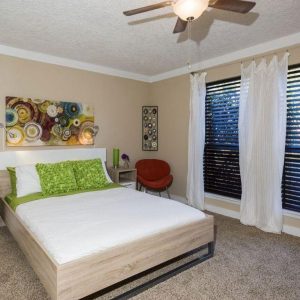Bedroom with Large Window