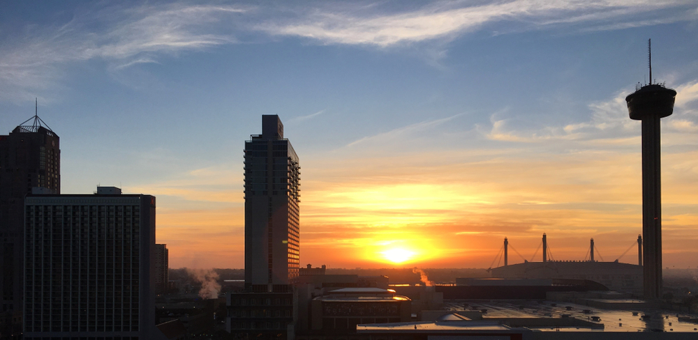 san antonio sunset